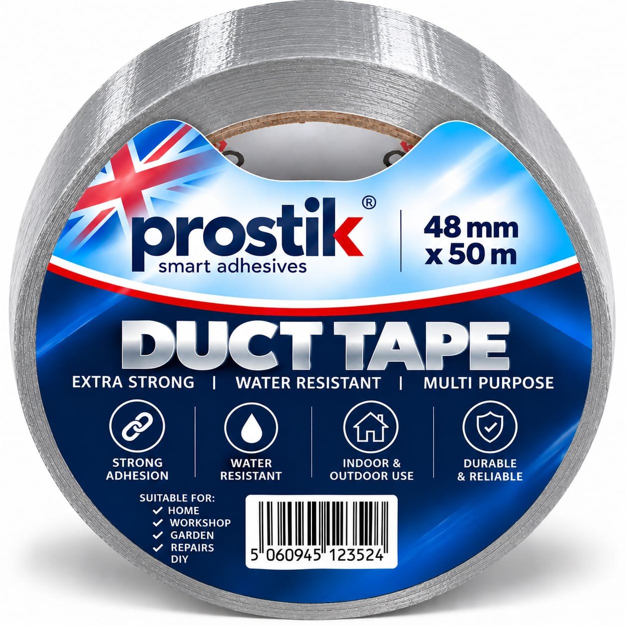 Prostik Silver Duct Tape 48mm x 50m