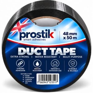 Prostik Black Duct Tape
