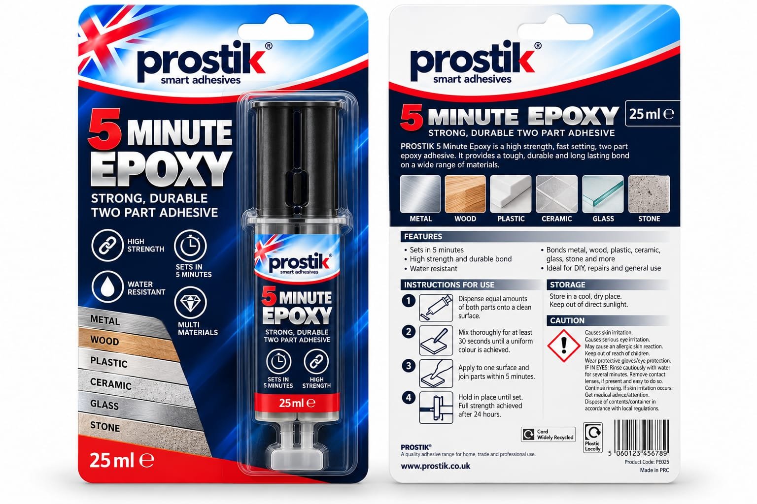 Prostik 5 Minute Epoxy 25ml